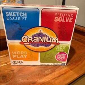 New Cranium 3 In 1 Board Game 600 New Cards 4+ Adult Players, Fun Family Game